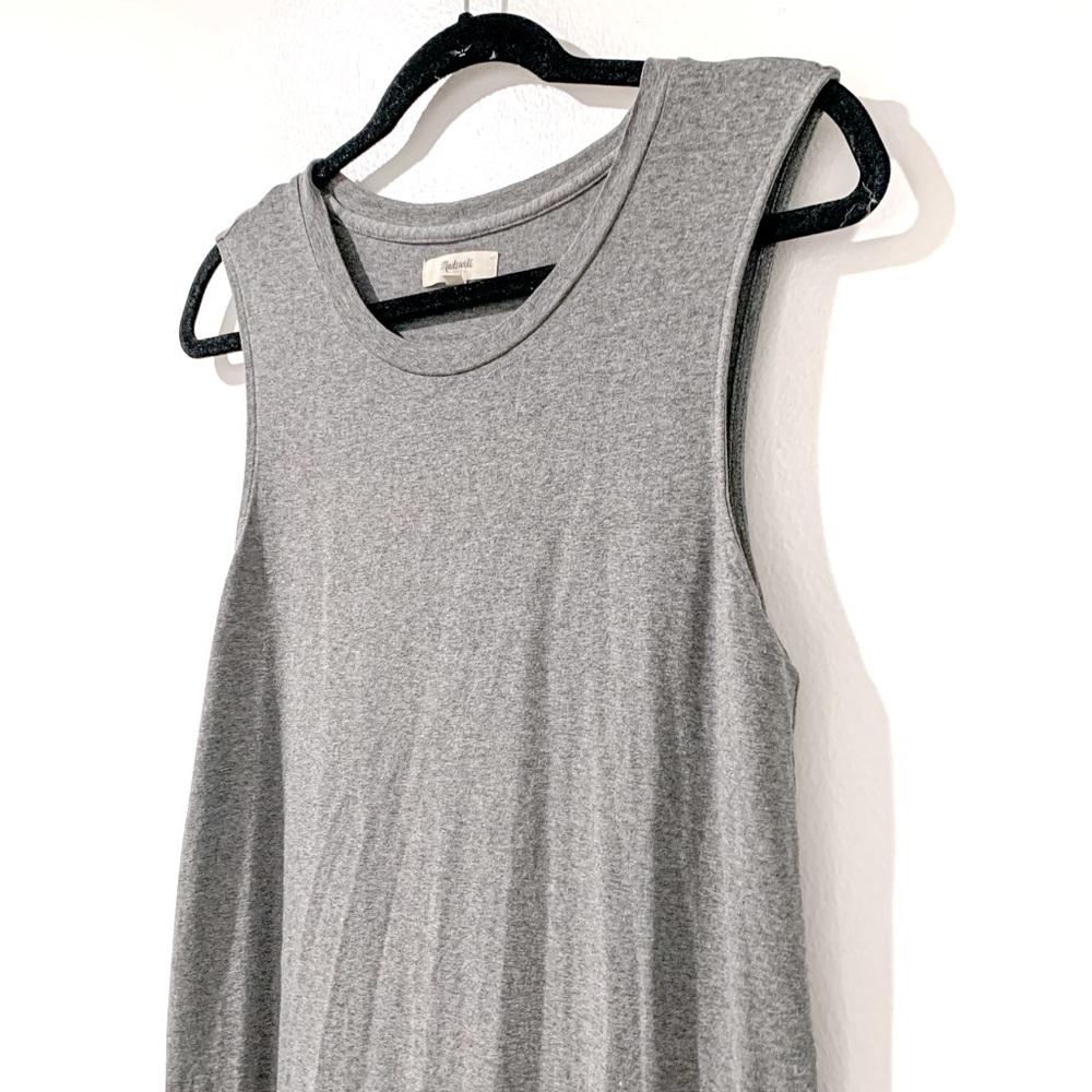 Madewell Midi Sleeveless T-Shirt Dress